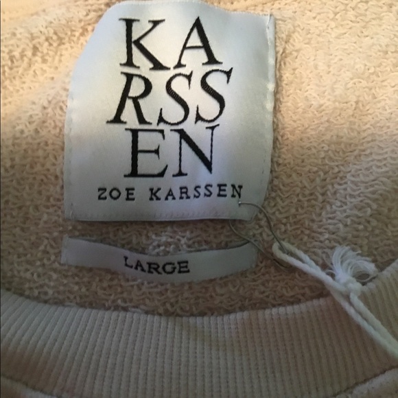 Zoe Karssen contrast Sleeve Sweater Army of Lovers - Picture 3 of 5